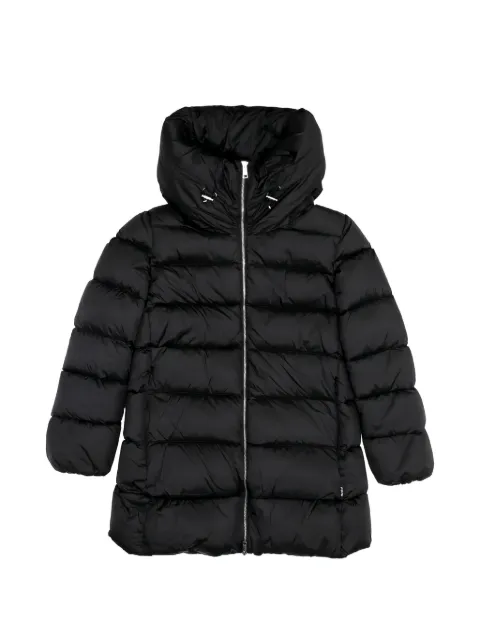 Add quilted hoodie jacket