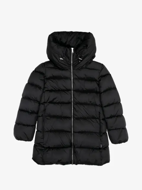 Add quilted hoodie jacket