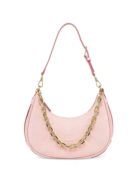 MCM Aren Crescent bag in maxi-Monogram leather