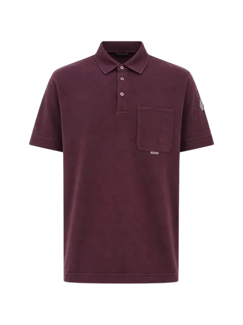 Moncler logo-patch chest-pocket polo shirt