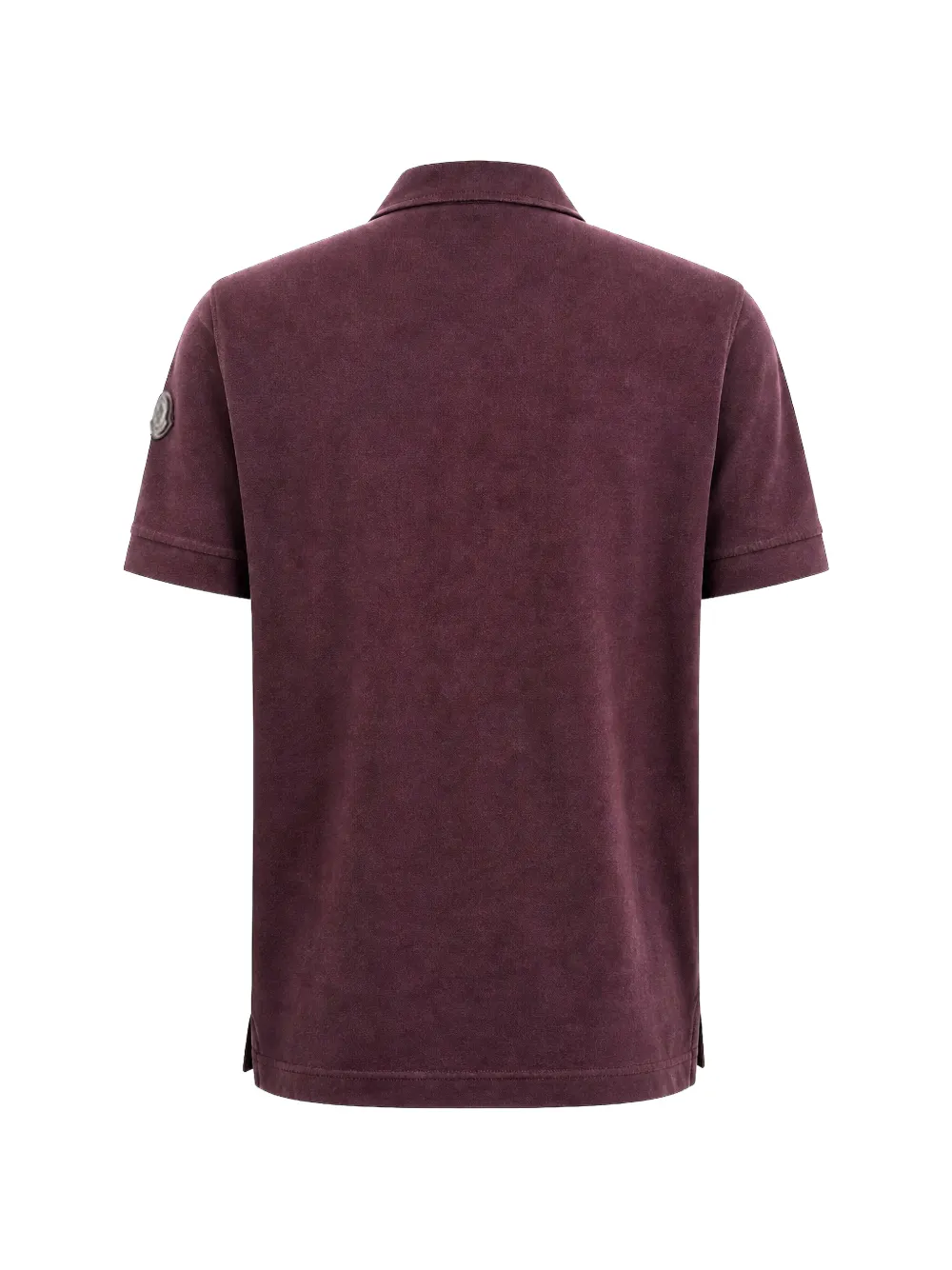 Moncler Poloshirt met logo-patch en borstzak Bruin