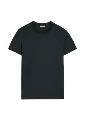 Sacai pleated-back T-shirt | Black | FARFETCH