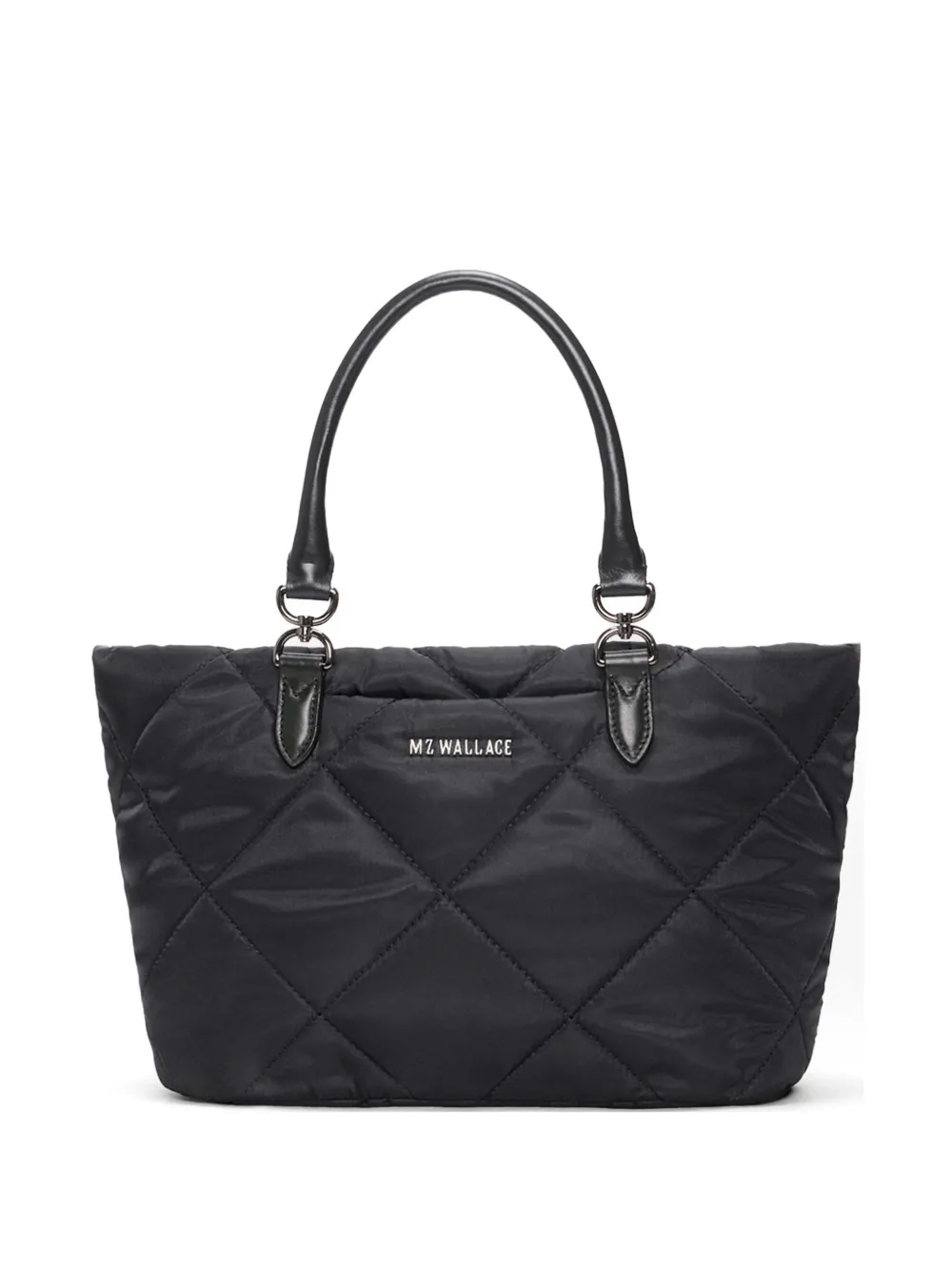 Mz Wallace Madison quilted small tote bag - Nero