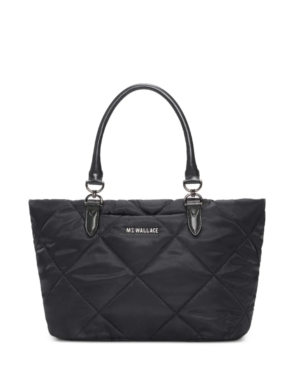 Mz Wallace Madison quilted small tote bag - Nero