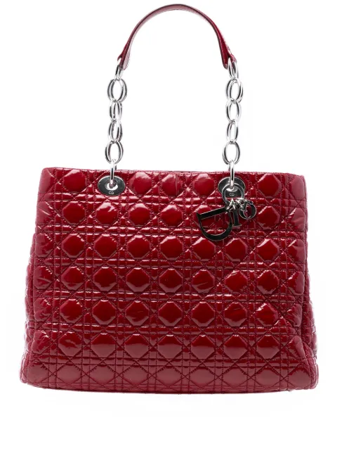 Christian Dior Pre-Owned 2011 Large Patent Cannage Lady Dior Soft Shopping tote bag