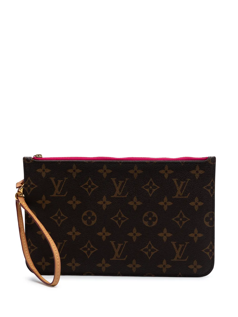 Louis Vuitton Pre-Owned 2019 Monogram Neverfull MM pouch - Marrone