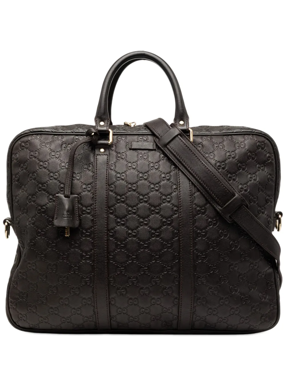Gucci Pre-Owned 2000-2015 Guccissima business bag - Braun