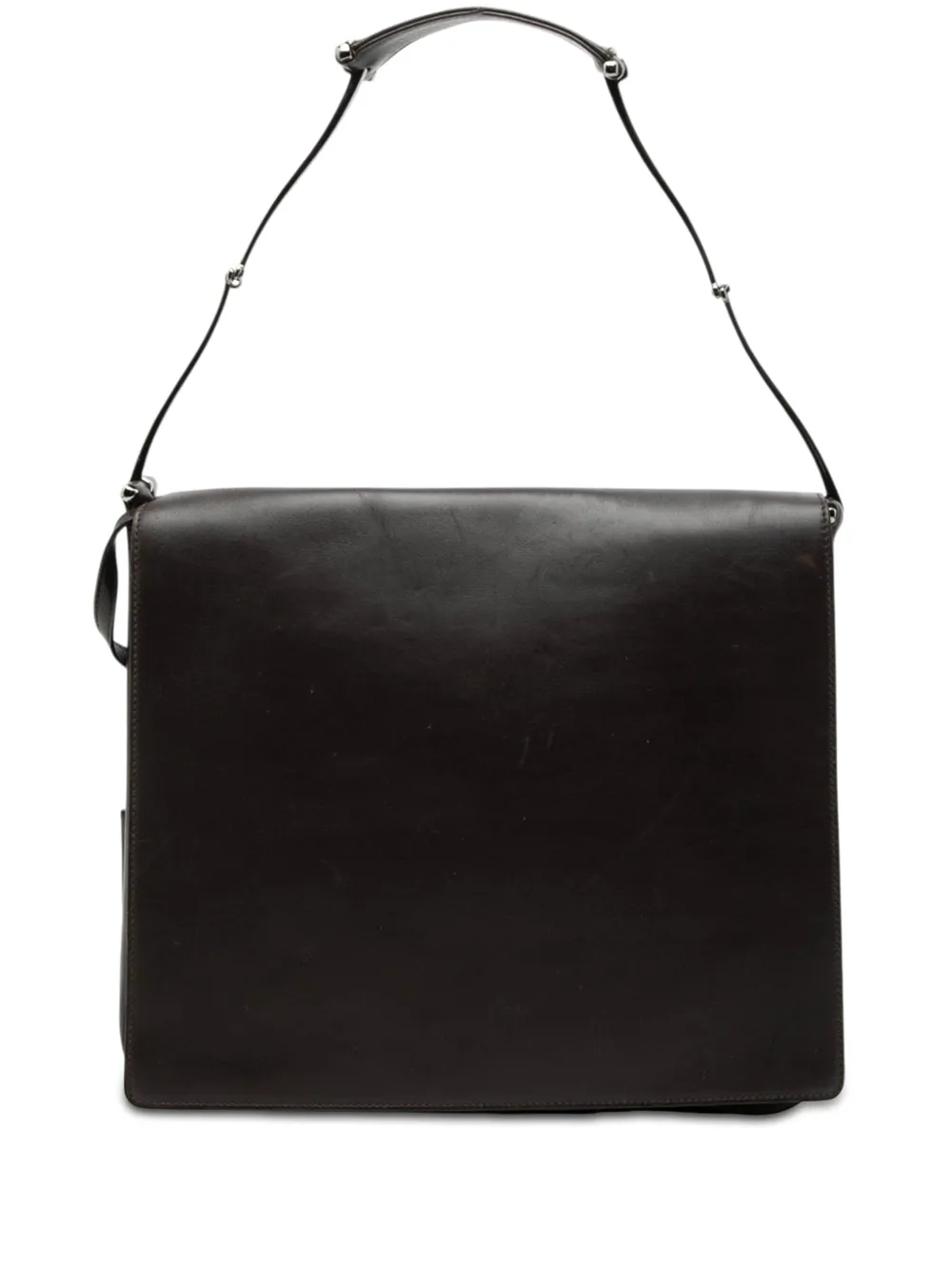 Gucci Pre-Owned 20th Century Leather Horsebit handbag - Braun