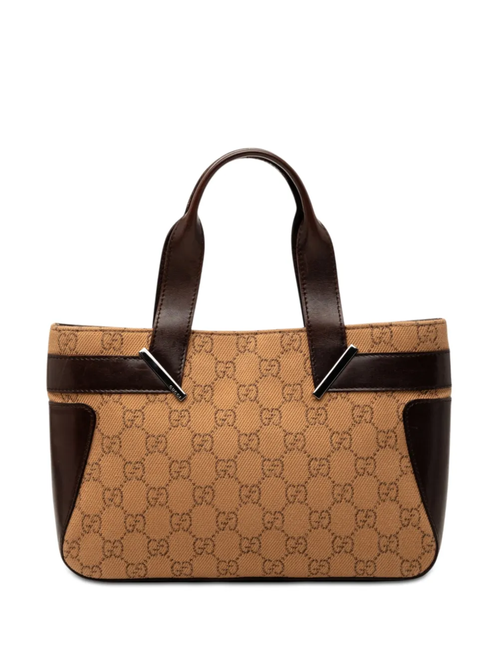 Gucci Pre-Owned 2000-2015 GG Denim handbag - Braun