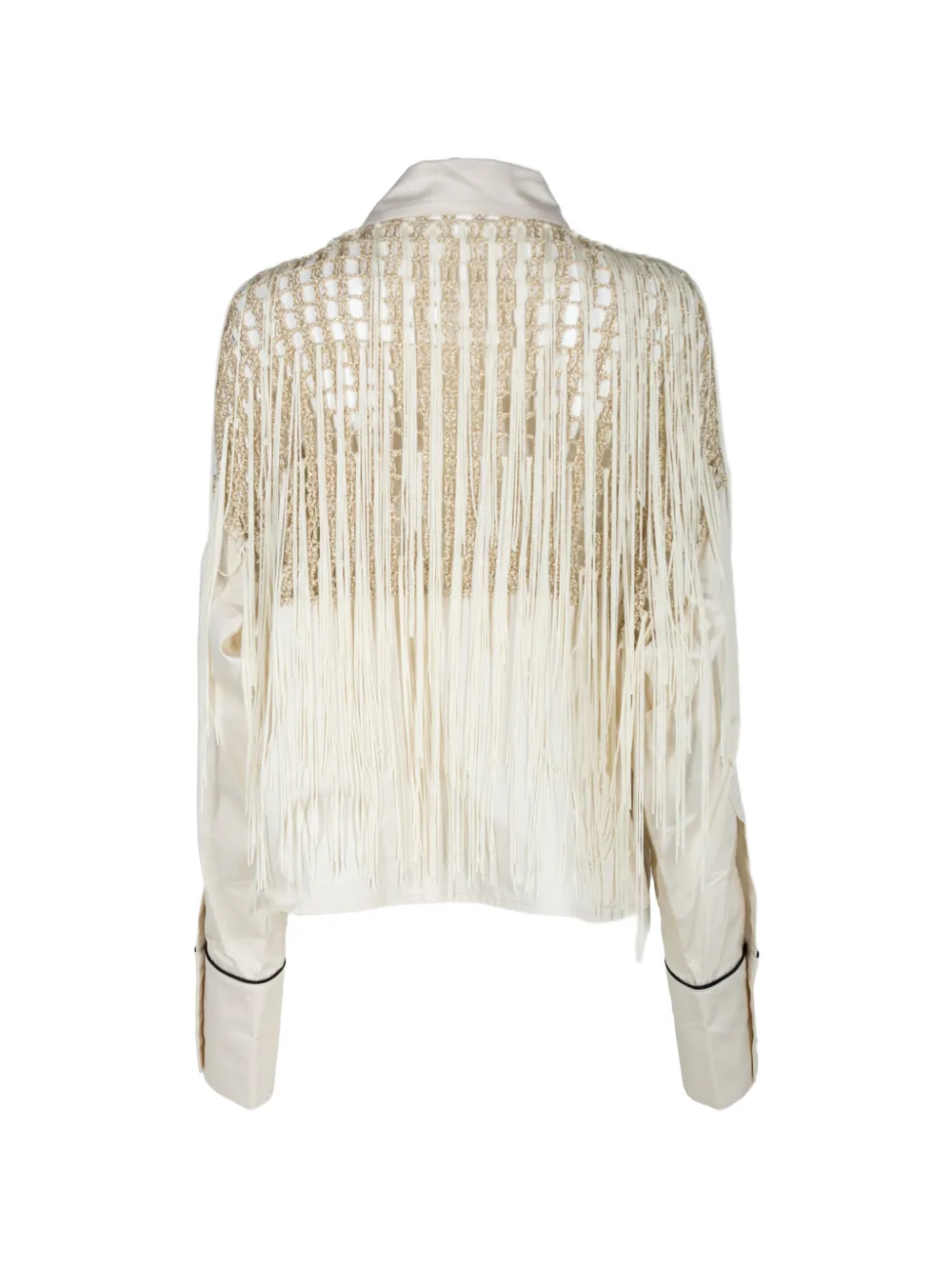  Sadh Camisa Con Flecos - Neutro 