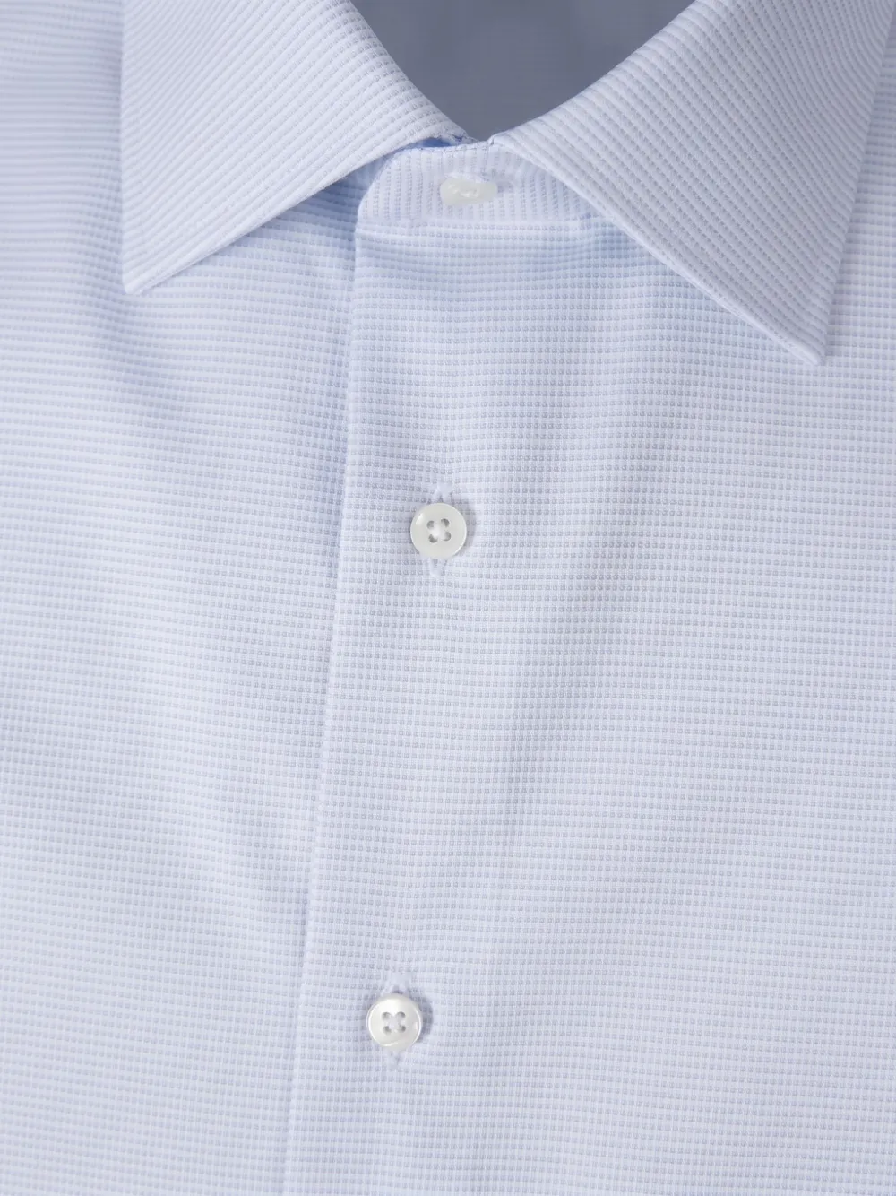 Canali Overhemd met micro patroon Blauw