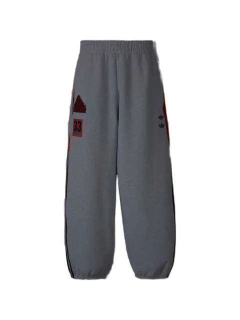 adidas x Willy Chavarria logo-patch trousers