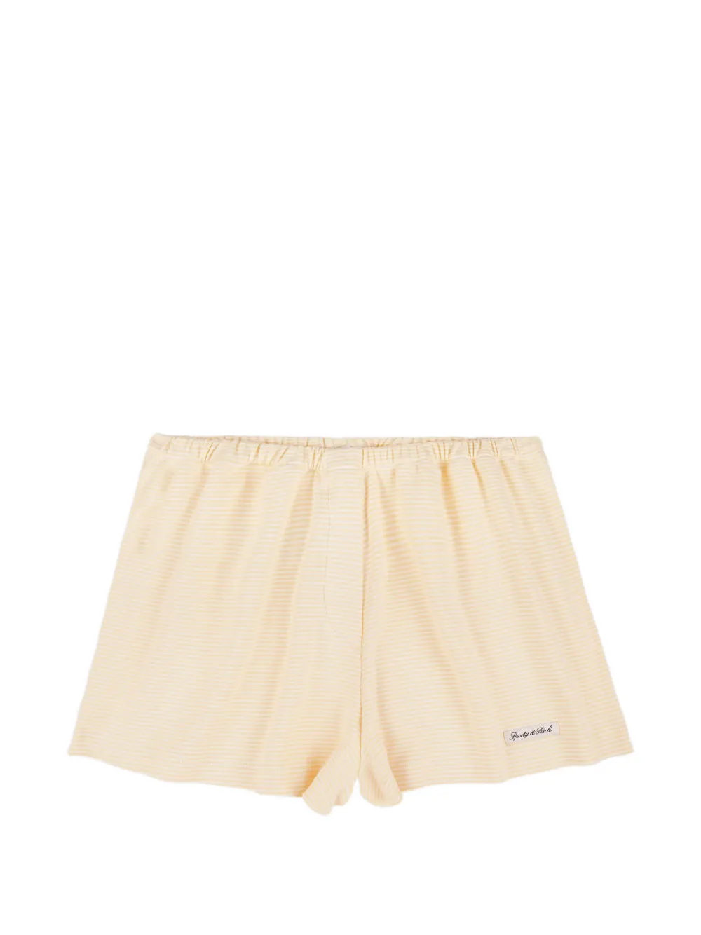 Sporty & Rich House striped shorts - Giallo