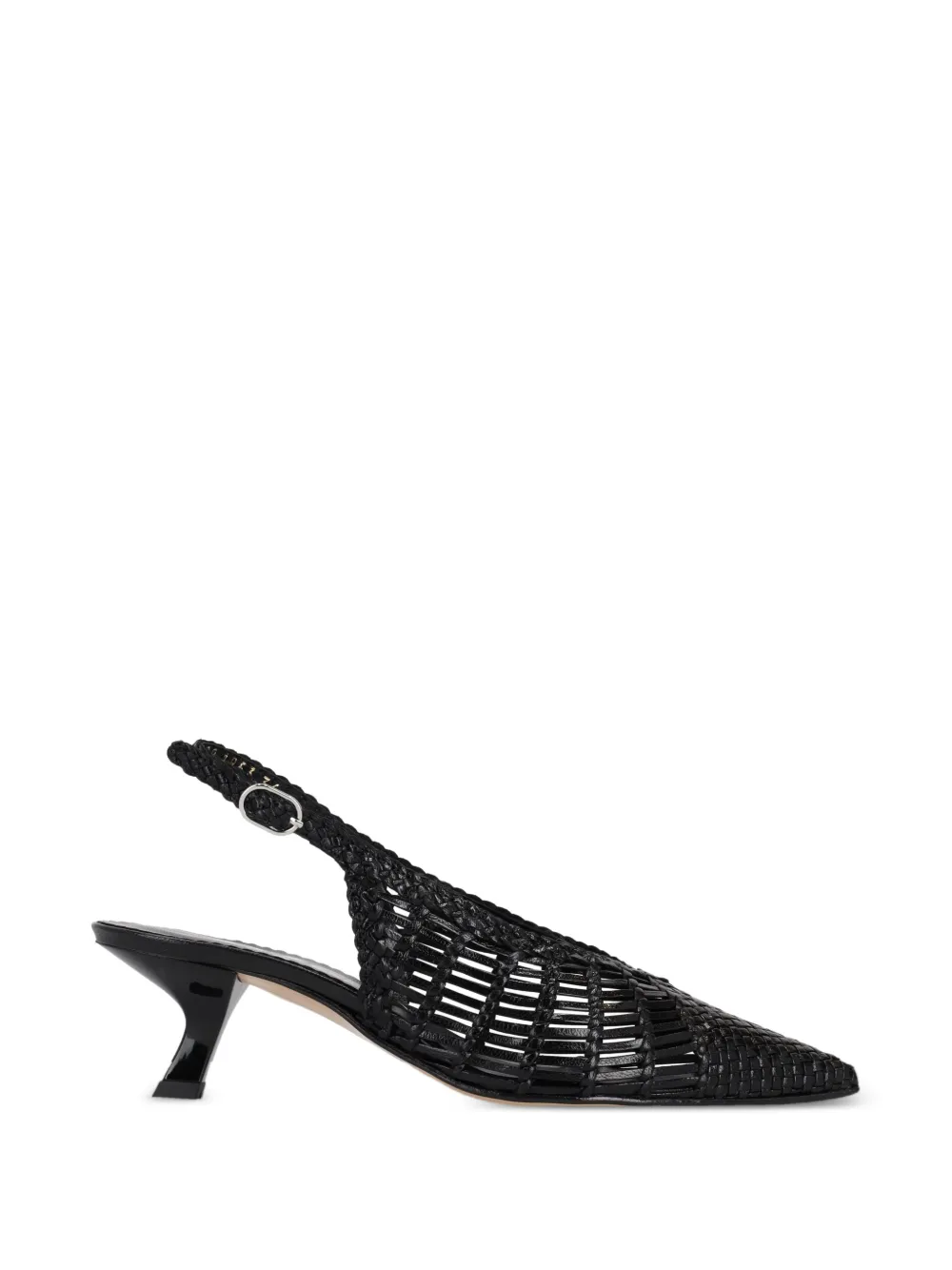 La-Rose woven slingback pumps - Nero