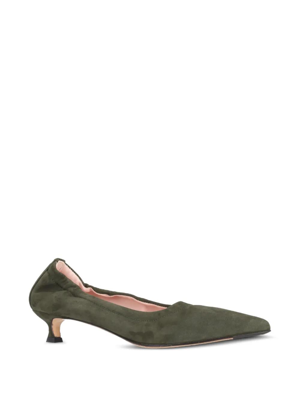 La-Rose elasticated pointed-toe pumps Groen