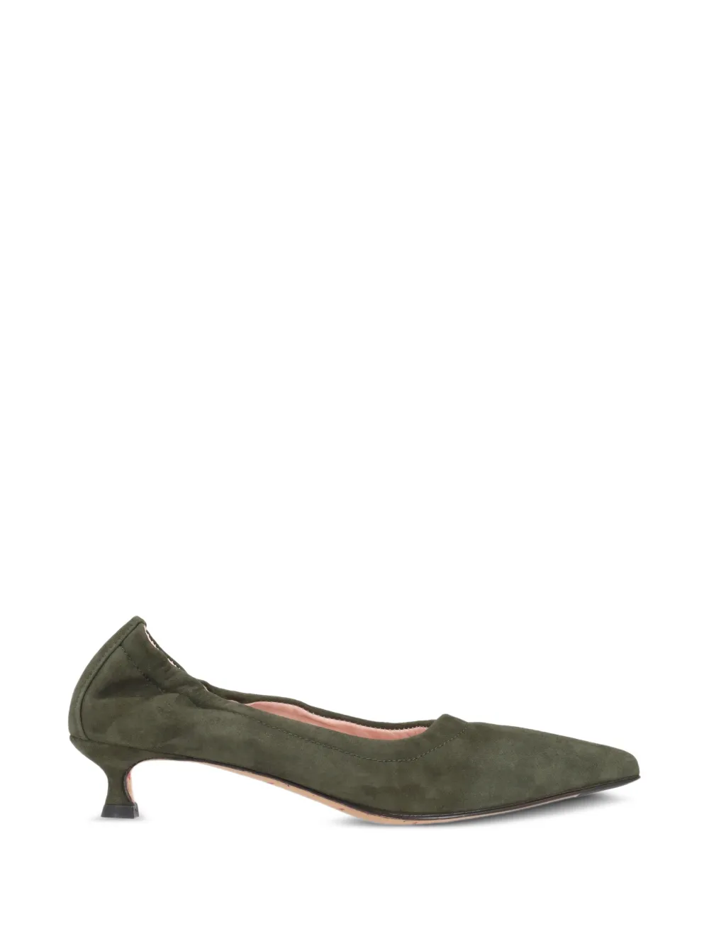 La-Rose elasticated pointed-toe pumps Groen