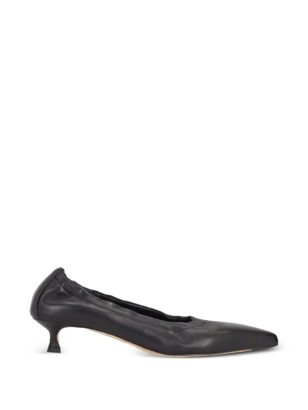 La-Rose Luna elasticated-trim pumps Zwart