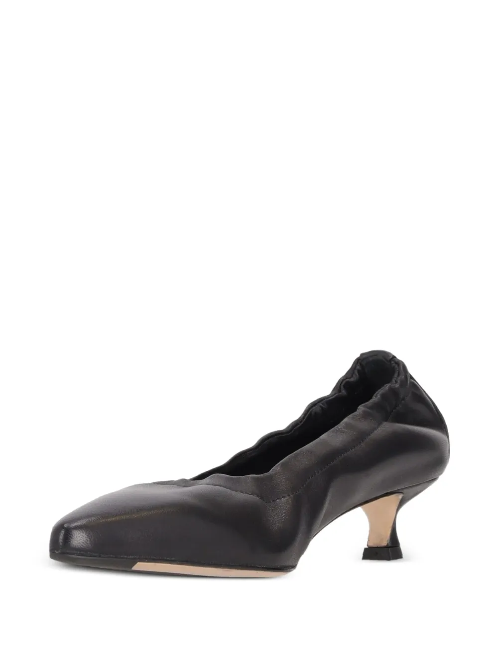 La-Rose Luna elasticated-trim pumps Zwart