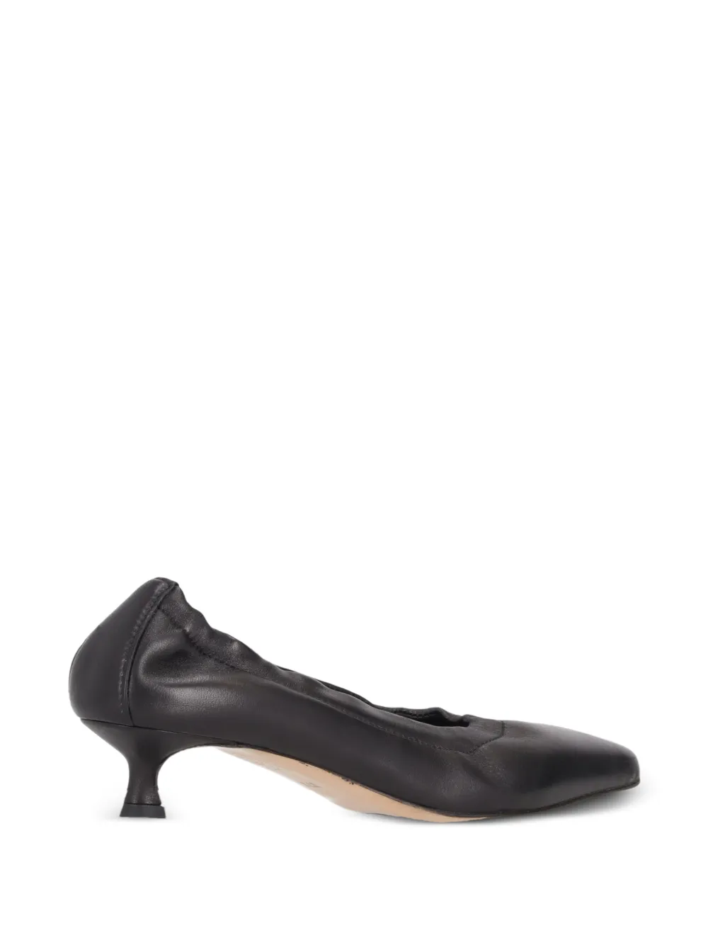 La-Rose Luna elasticated-trim pumps Zwart