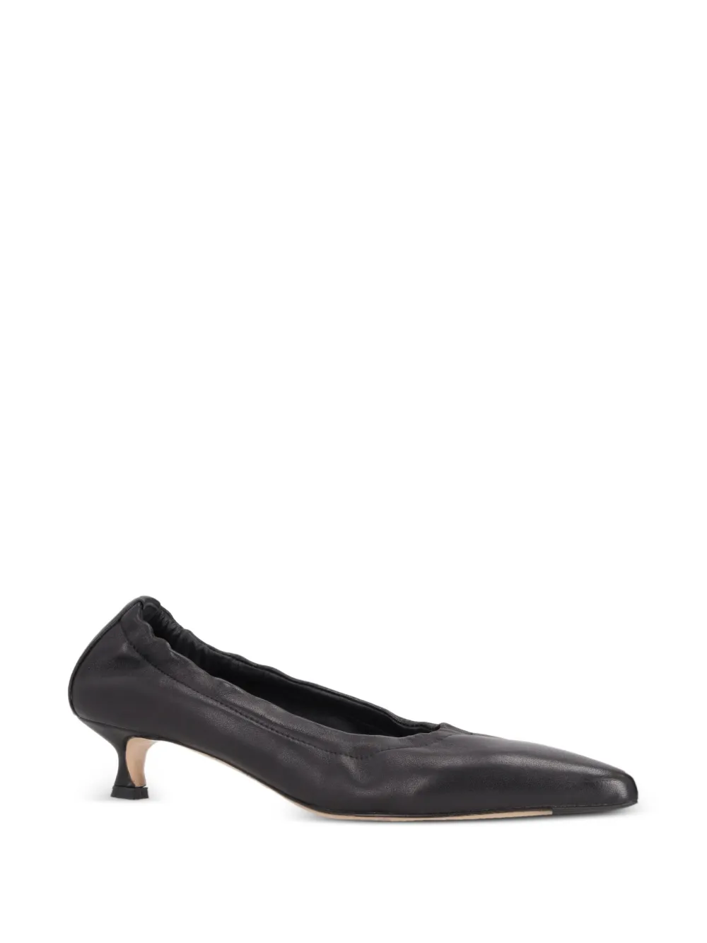 La-Rose Luna elasticated-trim pumps Zwart