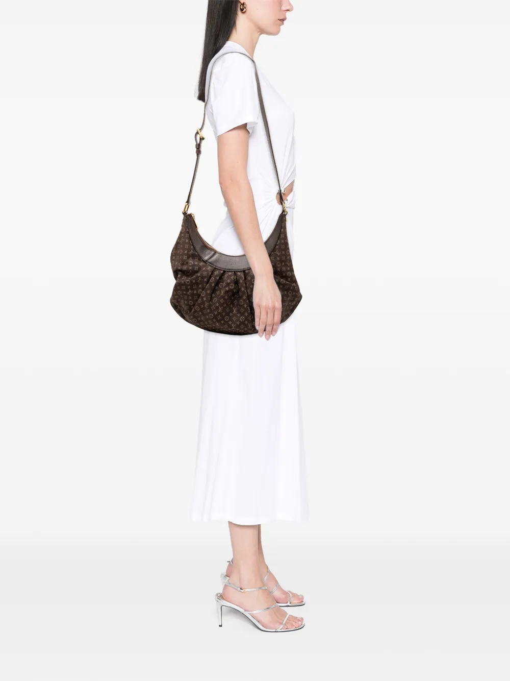 Louis Vuitton Pre-Owned 2010 Monogram Mini Lin Rhapsody MM crossbody bag - Marrone