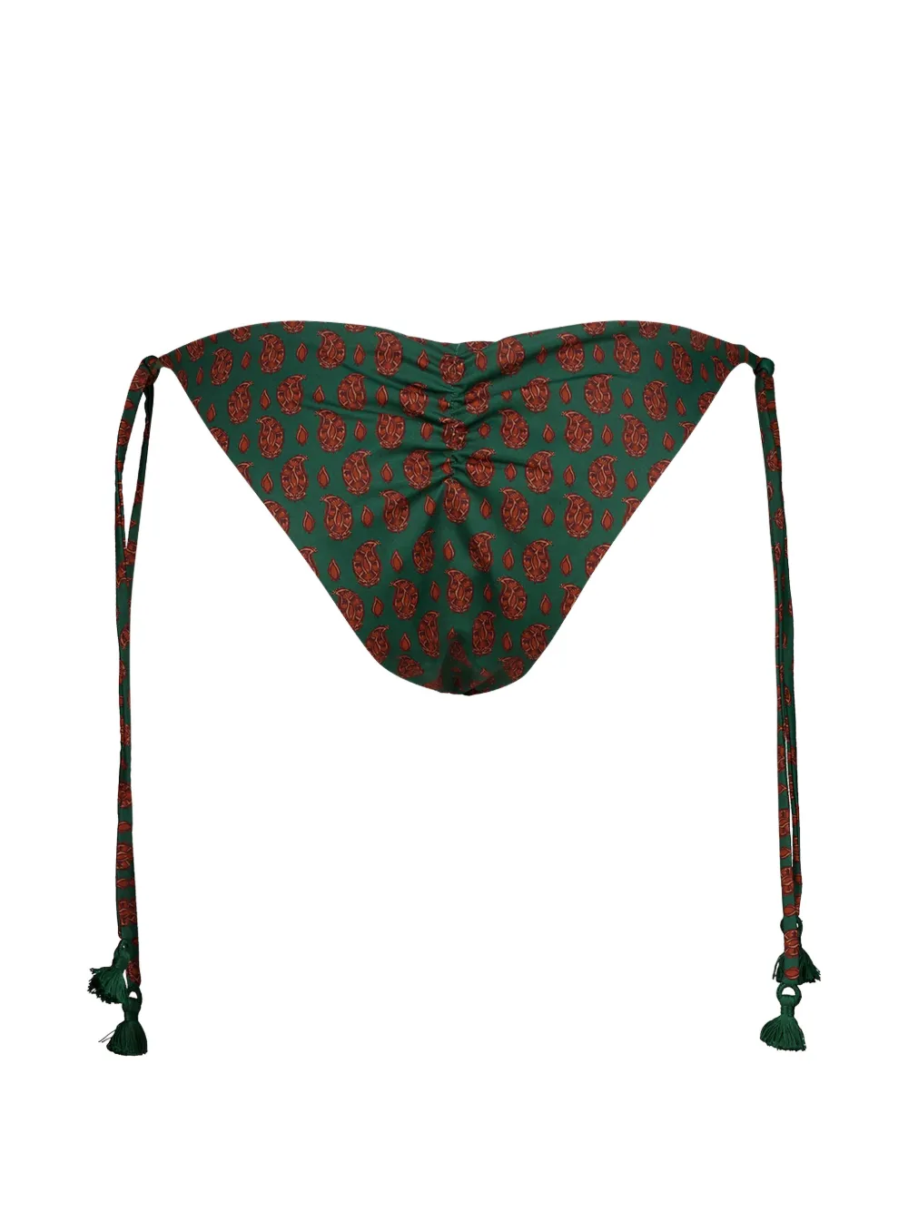 Johanna Ortiz Sagrado bikinislip met paisley-print Groen