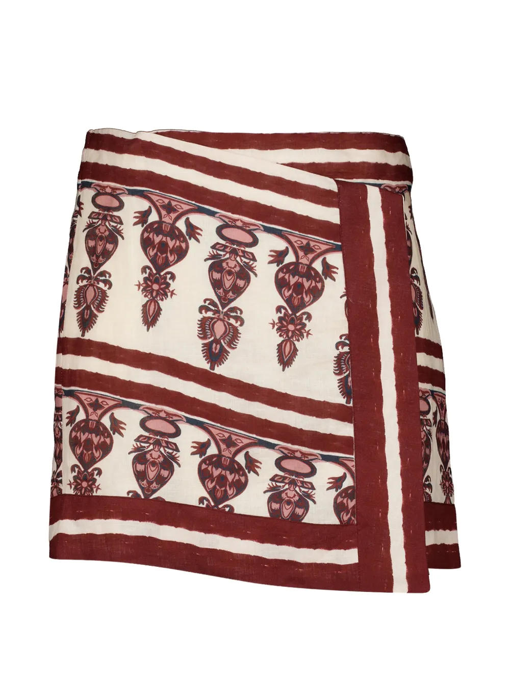 Johanna Ortiz Roots wrap skirt - Toni neutri