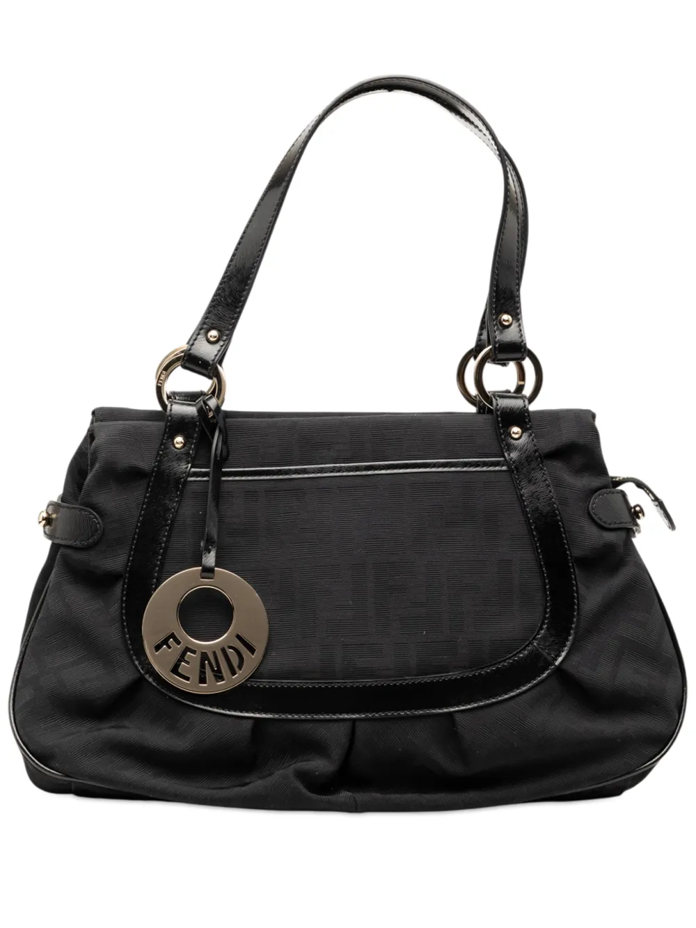 Fendi Pre-Owned 2000-2010 Zucca Canvas Chef shoulder bag - Nero