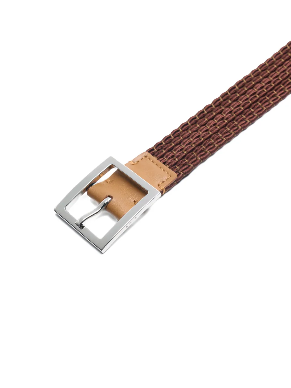 AMIRI Skater gevlochten riem Bruin