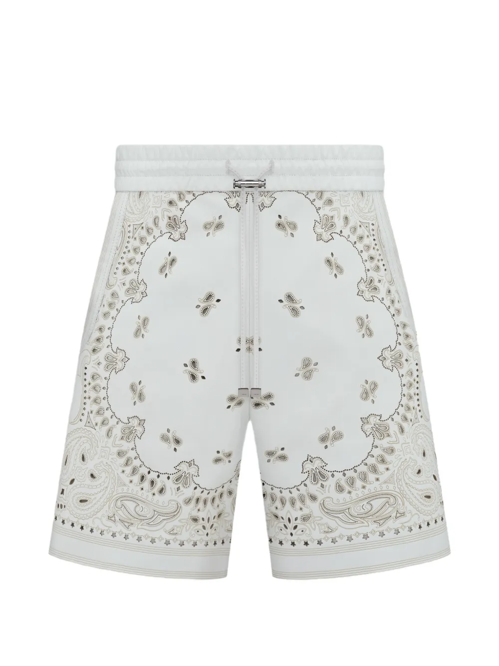 Ｌサイズ　FLOWER AMIRI BERMUDA CROCKERY Amiri Bermuda Shorts - Light Blue - Men|AMDNSH1005PERFECTINDIGO