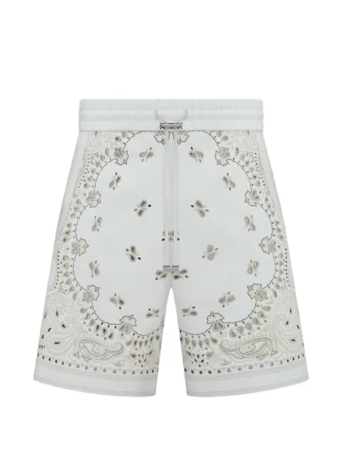 AMIRI bermudas con motivo de bandana