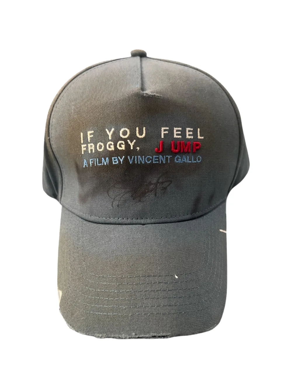 Paly Gallo embroidered 5-panel baseball hat - Grigio