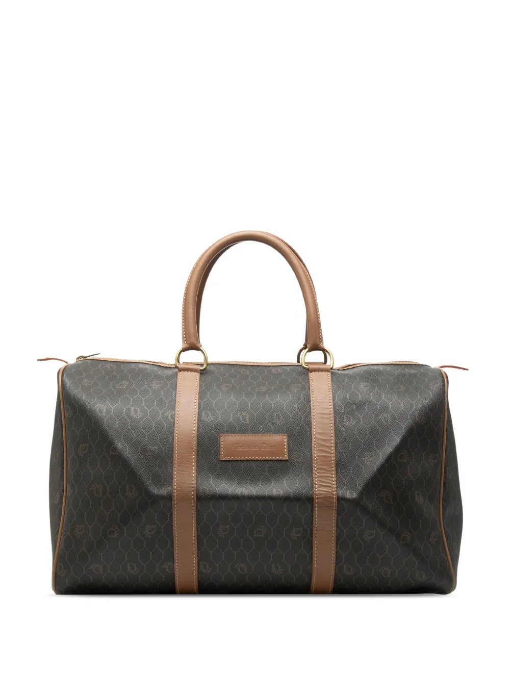Christian Dior Pre-Owned 20th Century Honeycomb Coated Canvas travel bag - Schwarz