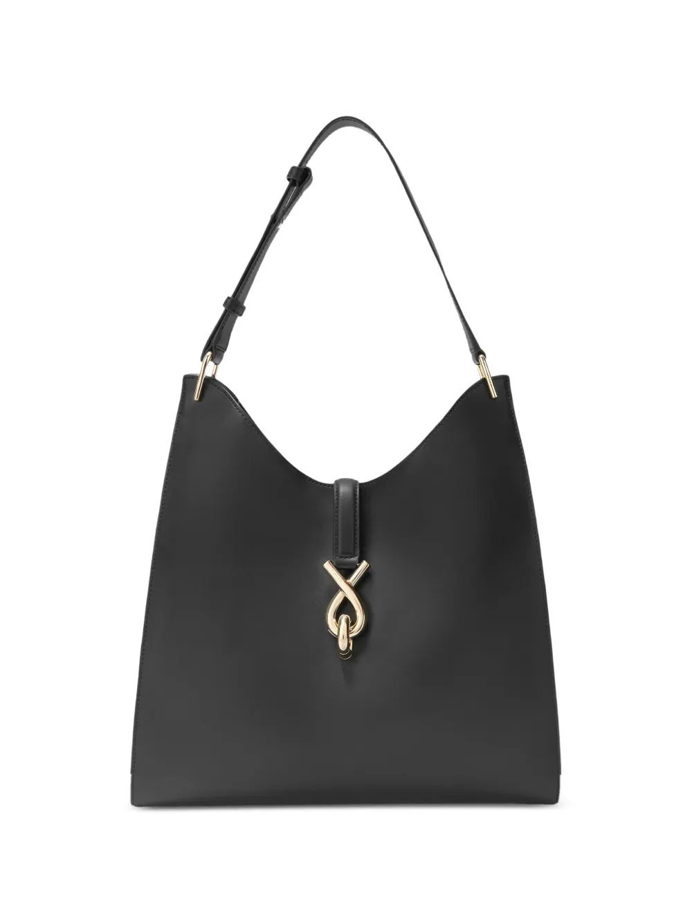 Furla medium Mianova leather shoulder bag - Black