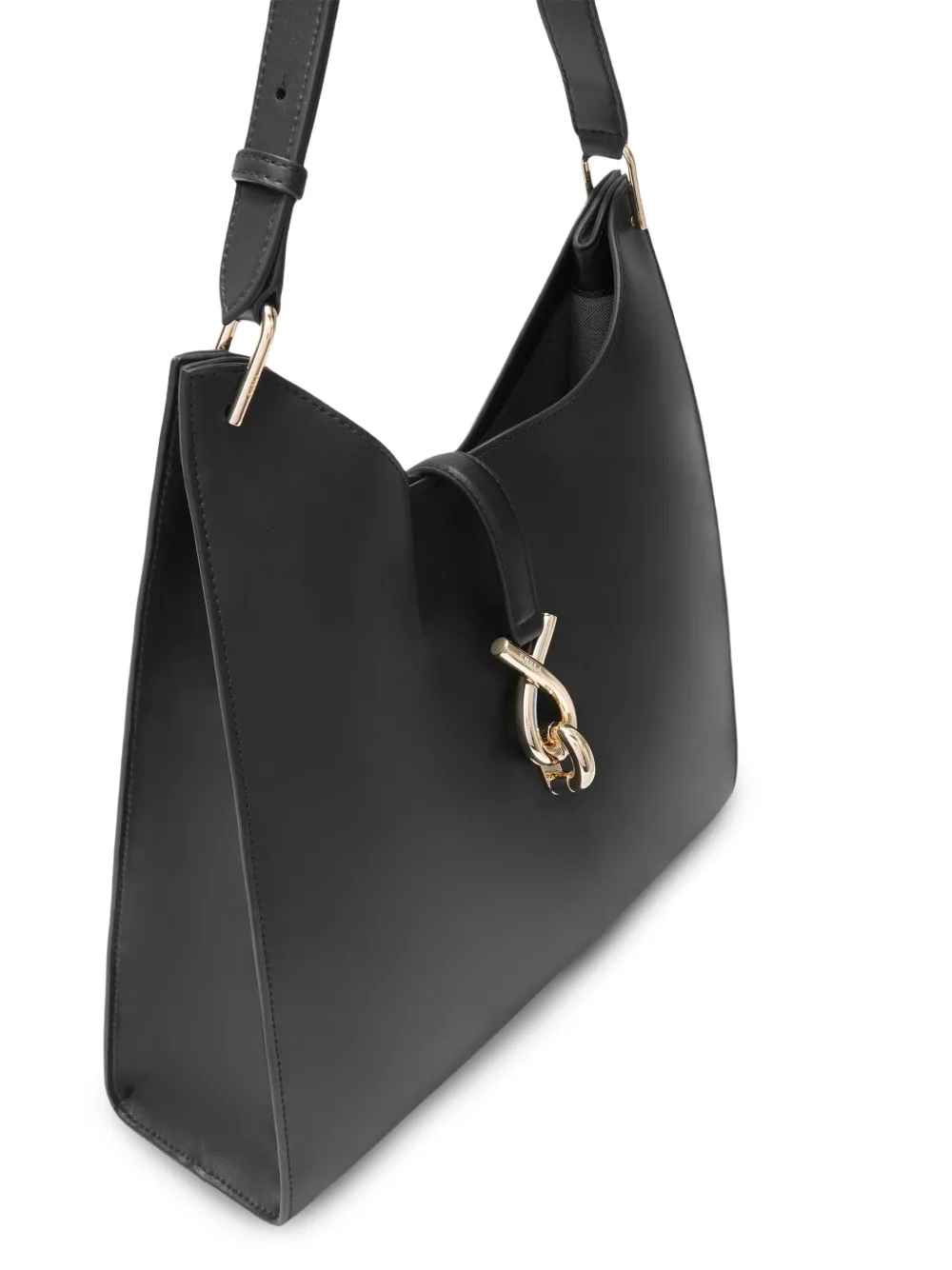 Furla Medium Mianova leren schoudertas Zwart