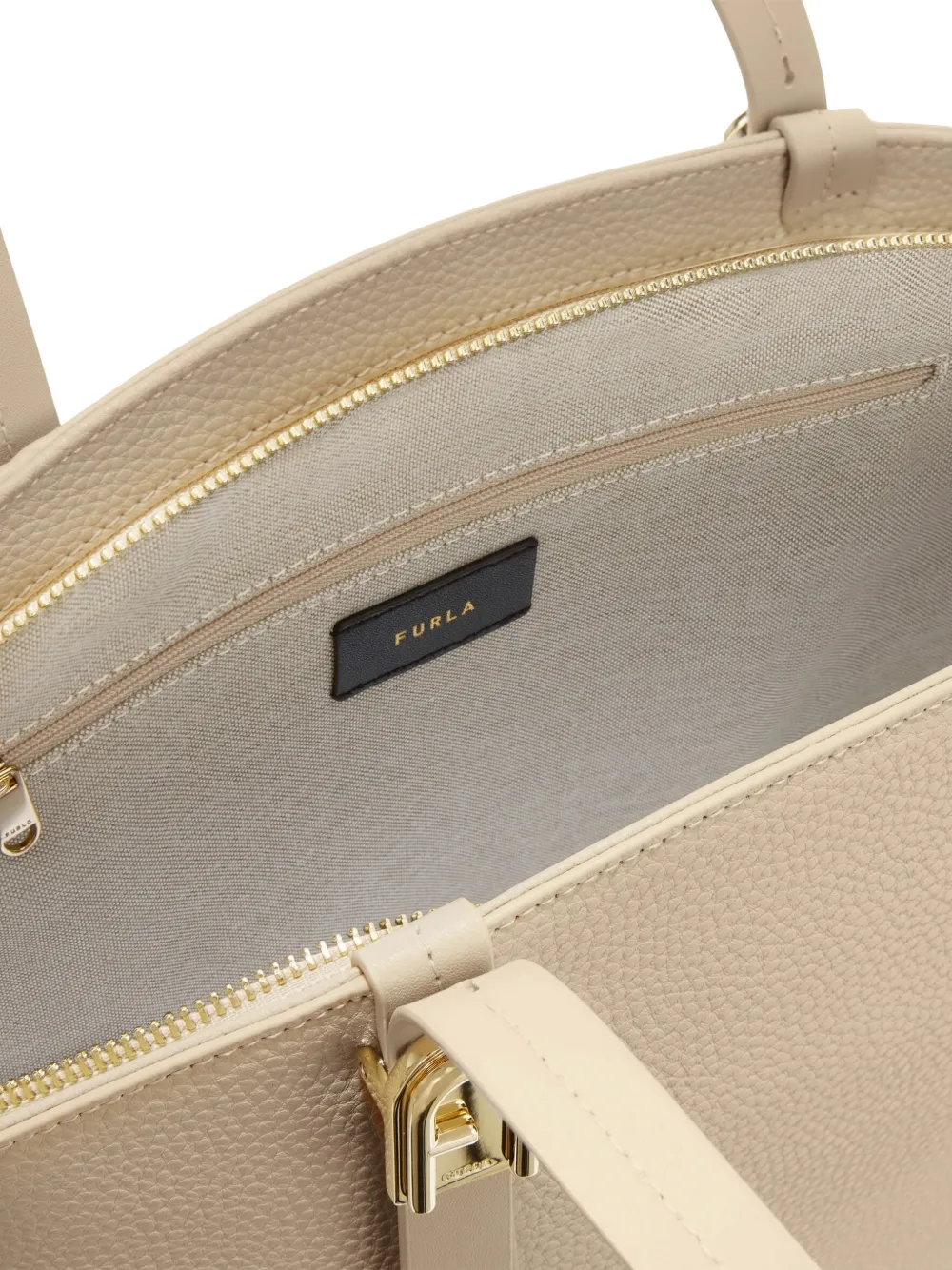 Furla Planeta medium leren shopper Bruin