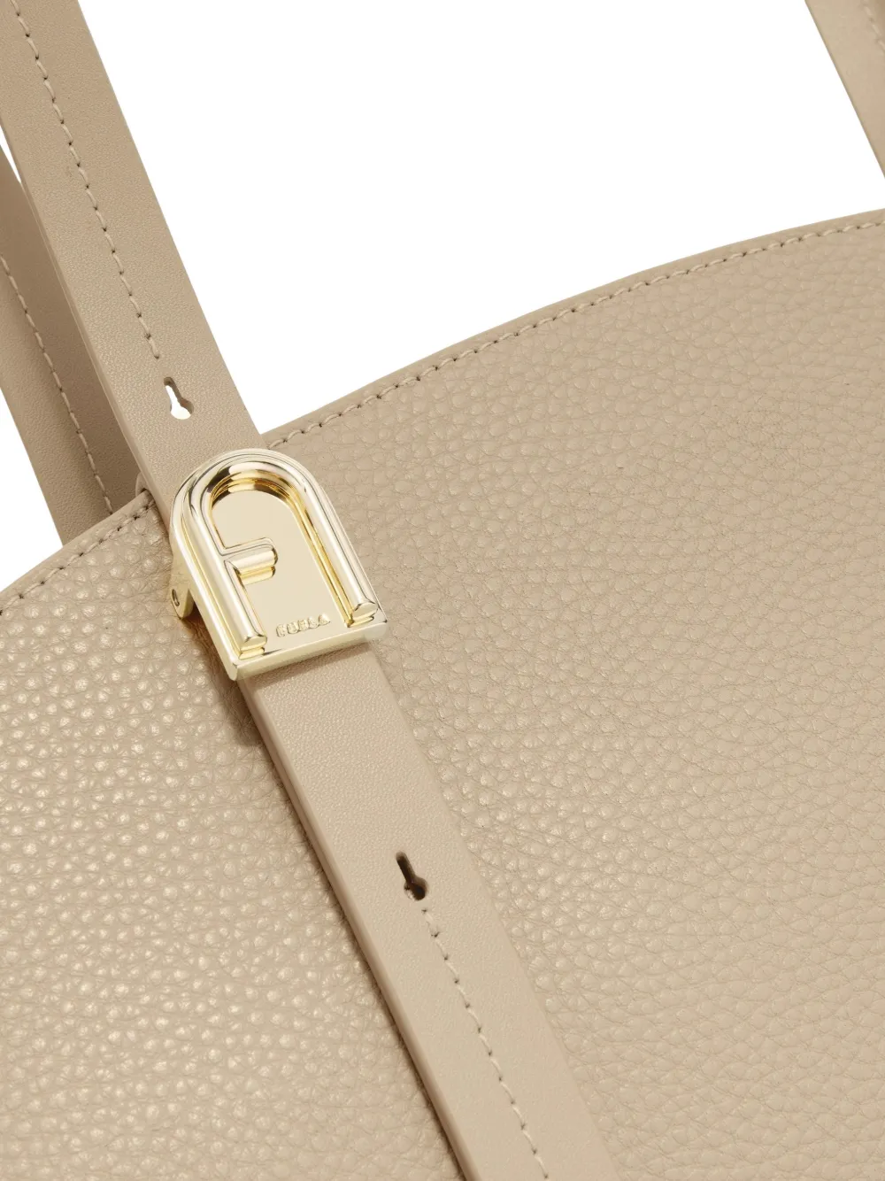 Furla Planeta medium leren shopper Bruin