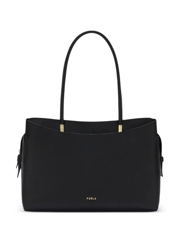 Furla Eris レザーハンドバッグ L | ブラック | FARFETCH JP