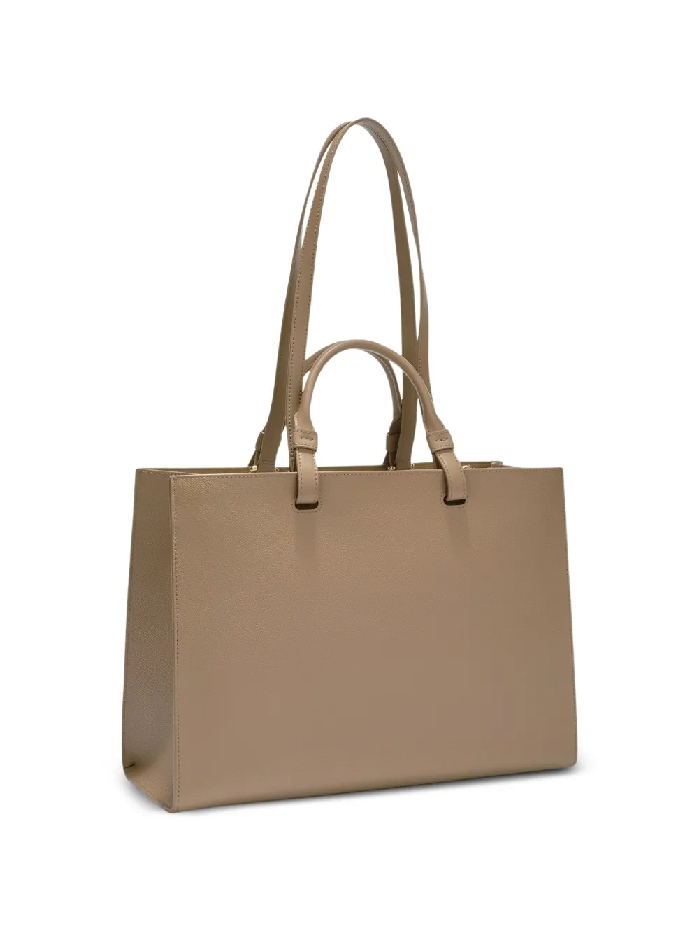 Furla Grote Deva shopper met logoplakkaat Bruin