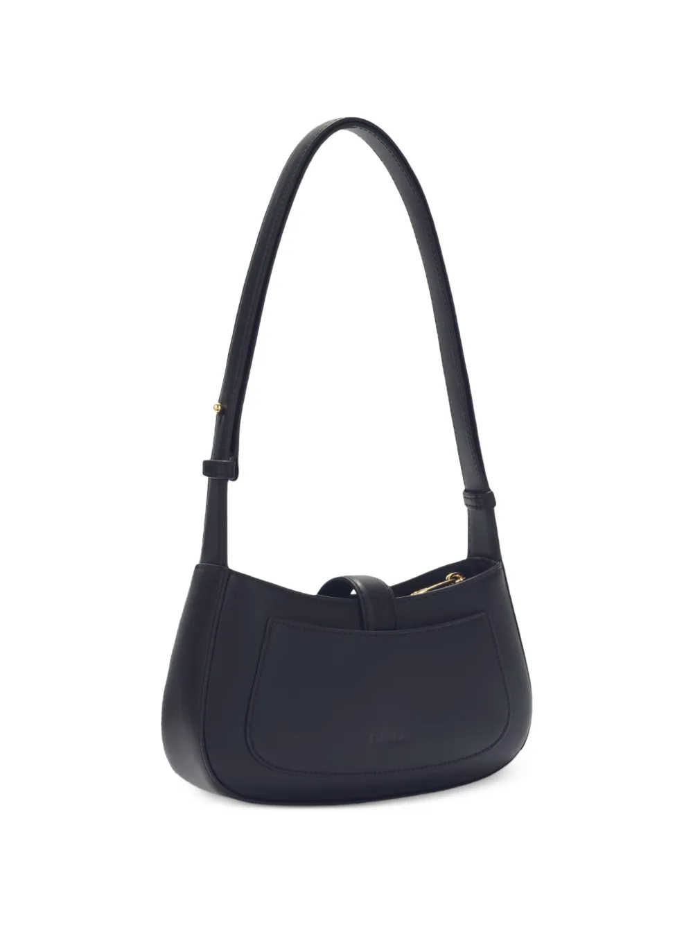 Furla Mianova kleine leren schoudertas Blauw