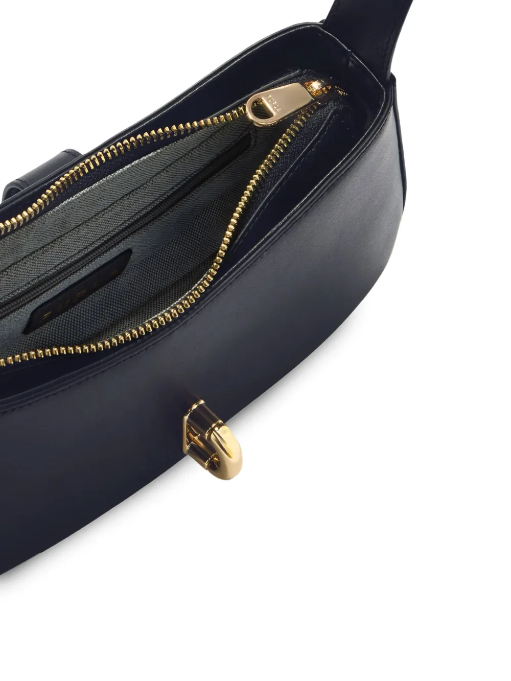 Furla Mianova kleine leren schoudertas Blauw