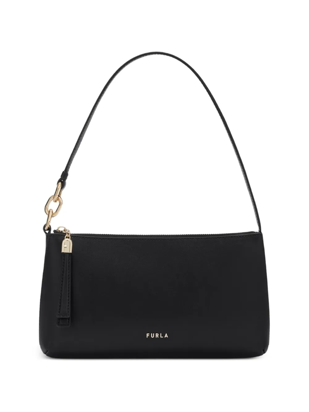 Furla Cassiopea leather shoulder bag - Nero