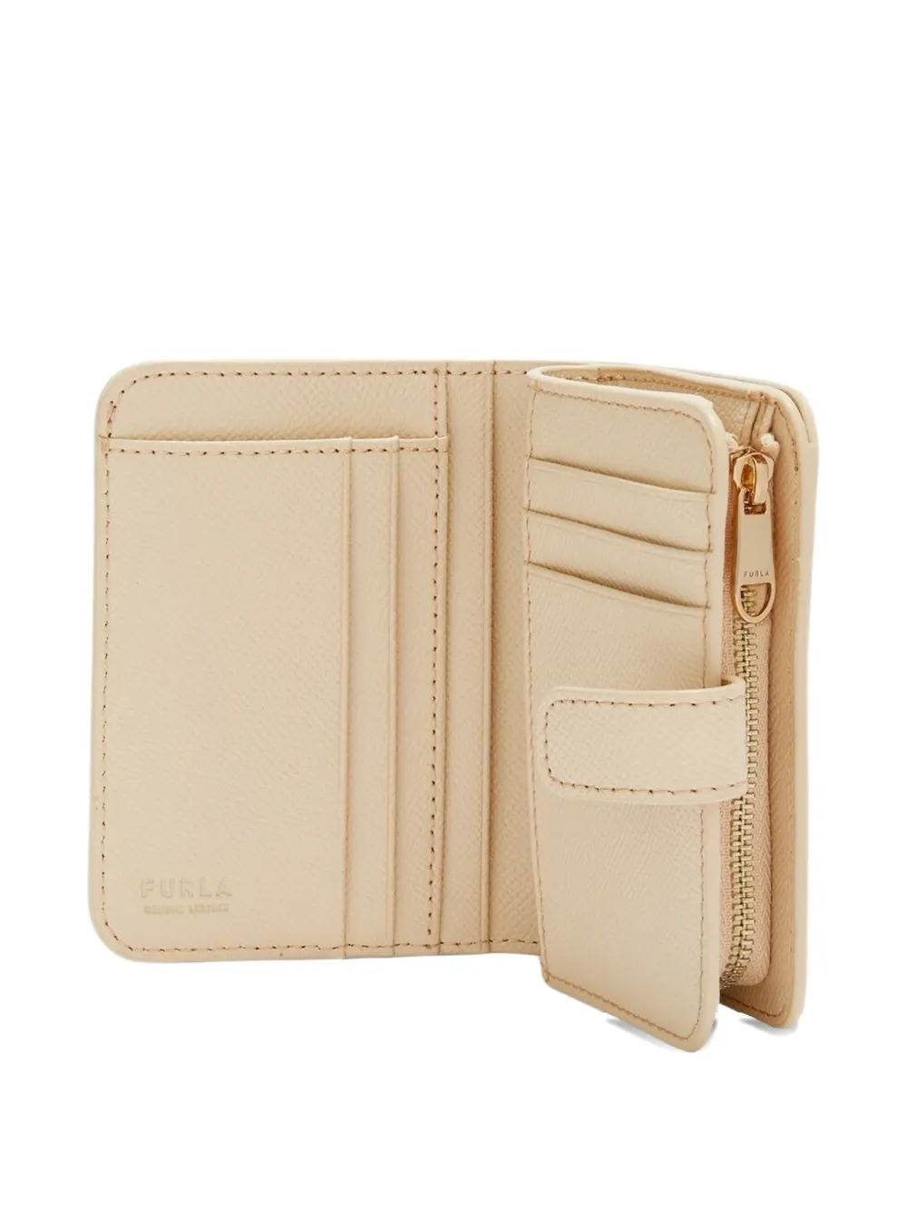 Furla Classic leren portemonnee Roze