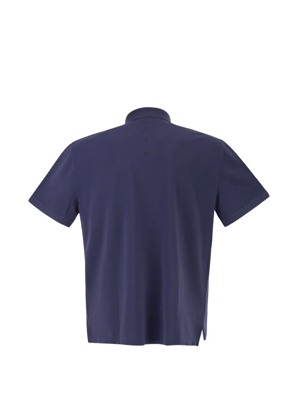 Premiata Poloshirt met geborduurd logo Blauw