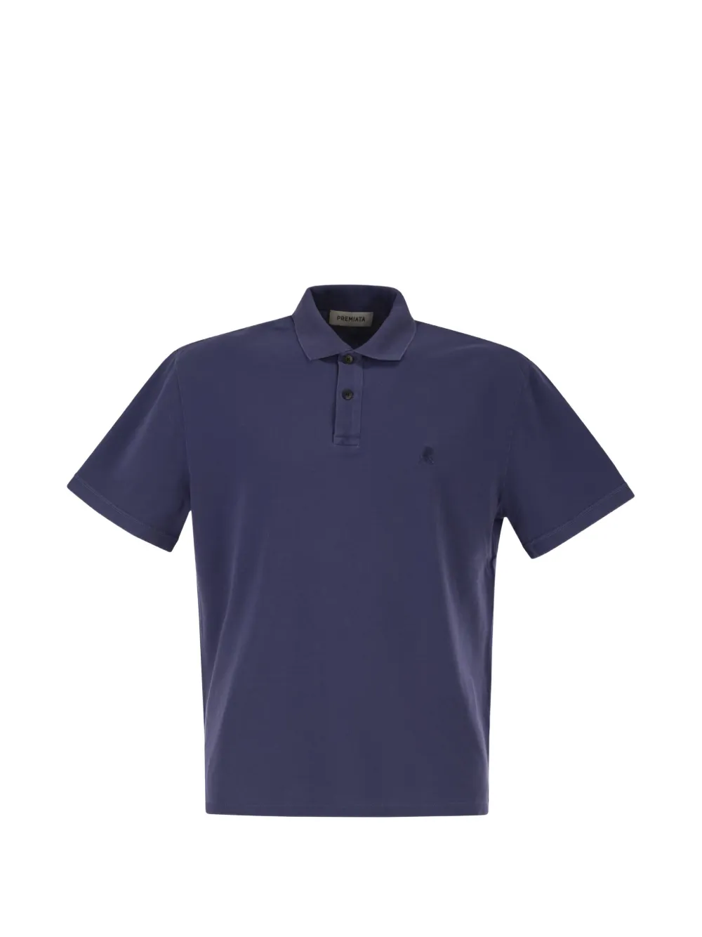 Premiata embroidered-logo polo shirt - Blau