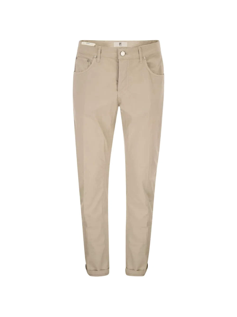 PT Torino five-pocket tapered jeans - Toni neutri