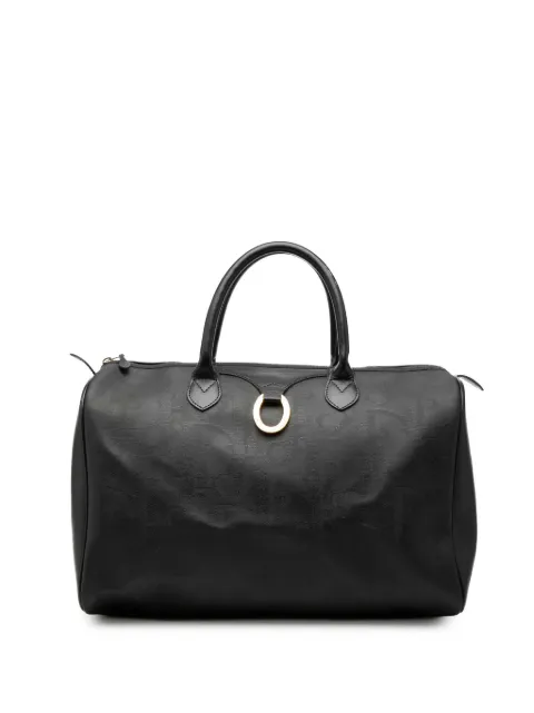 Christian Dior Pre-Owned Borsa da viaggio Diorissimo in tela cerata con motivo Trotter XX secolo