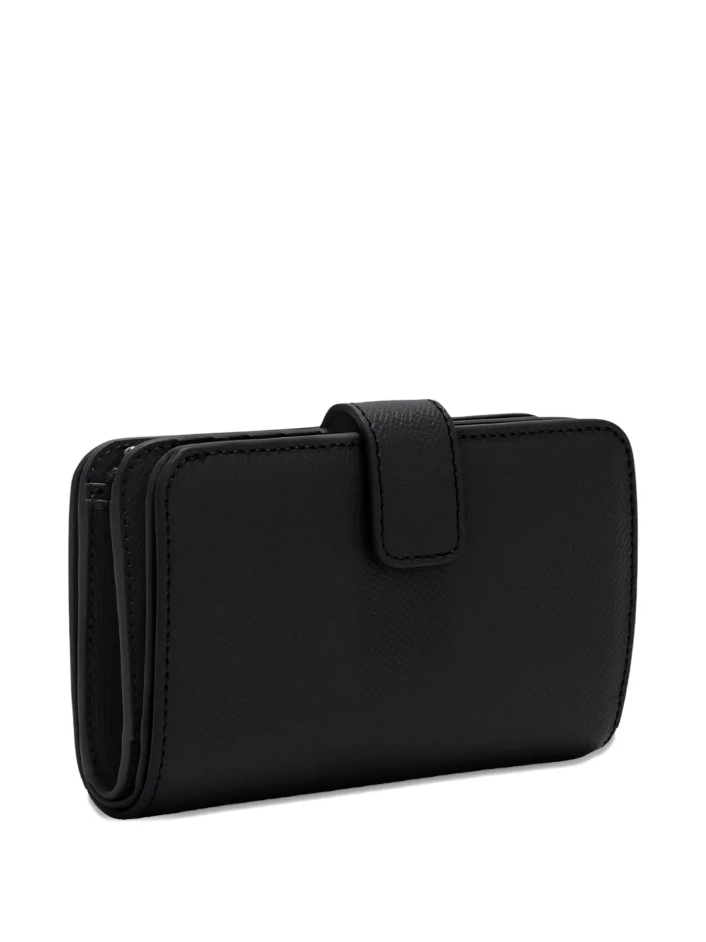 Furla Classic leren portemonnee met logoplakkaat Zwart