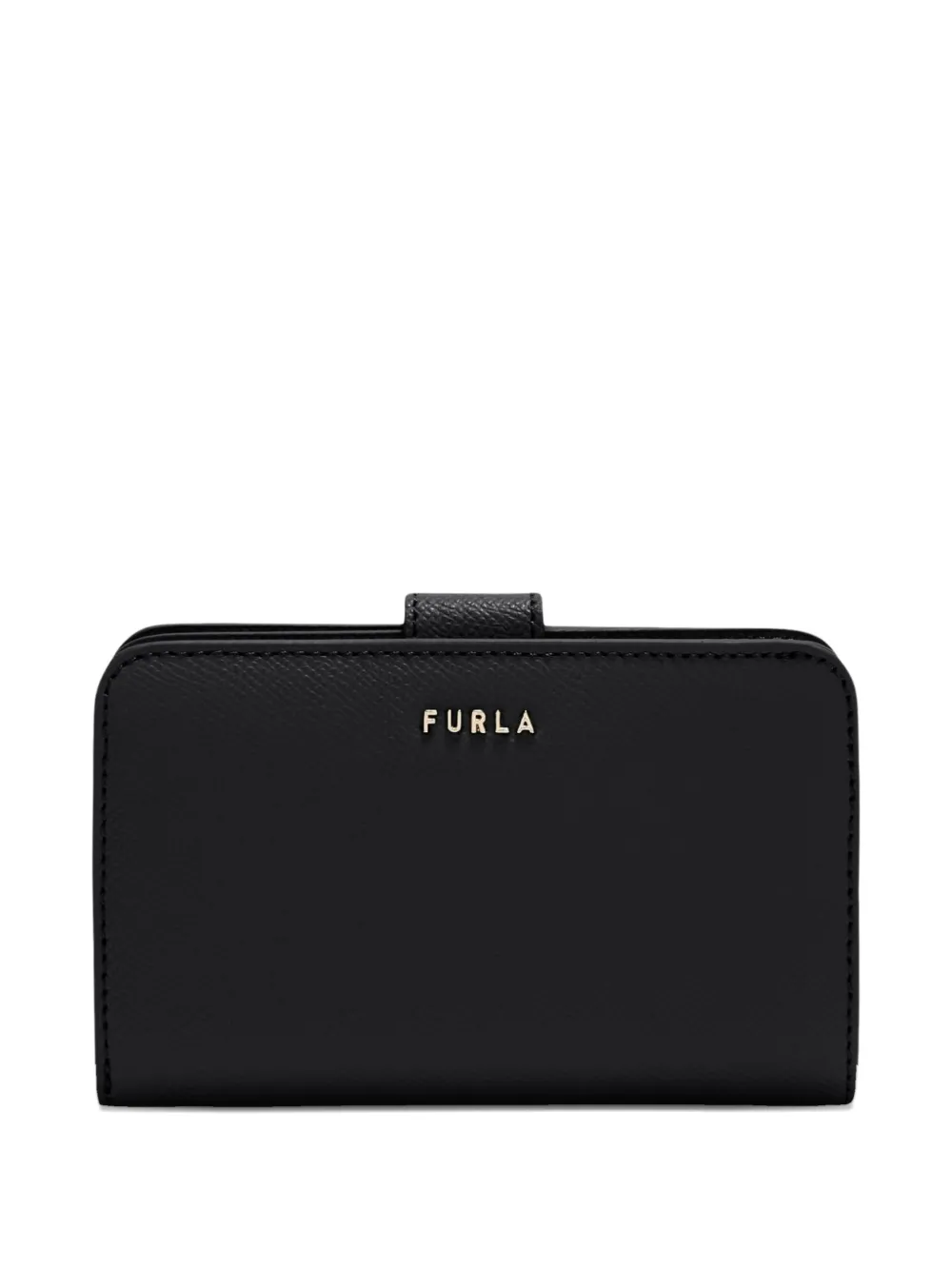 Furla medium Classic Compact logo-plaque leather wallet - Nero