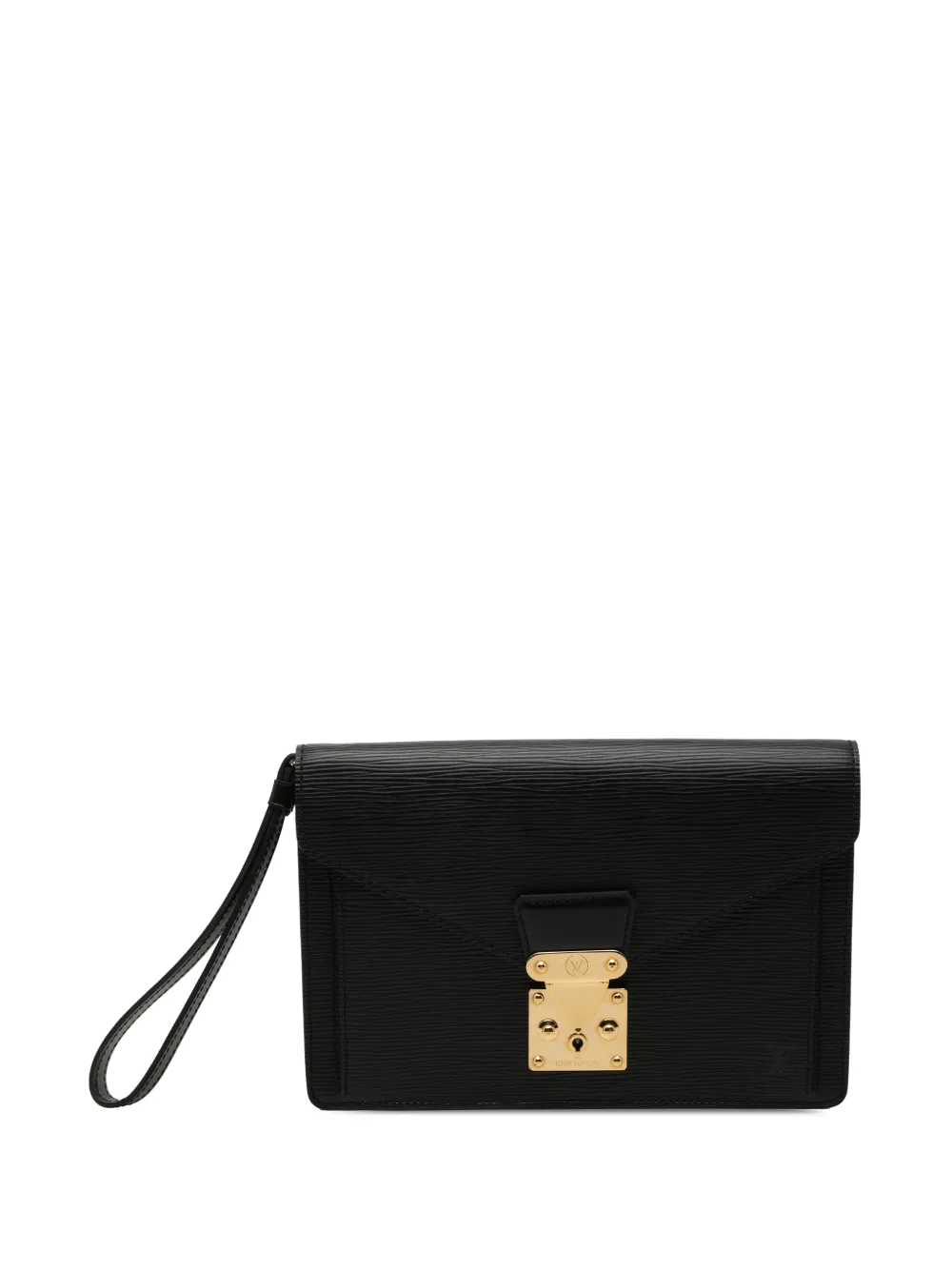 Louis Vuitton Pre-Owned 2001 Epi Sellier Dragonne clutch bag - Black